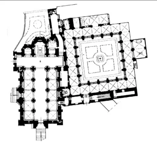 Fig. 7. Catedral de Coimbra. Planta general (D.G.E.M.N.).