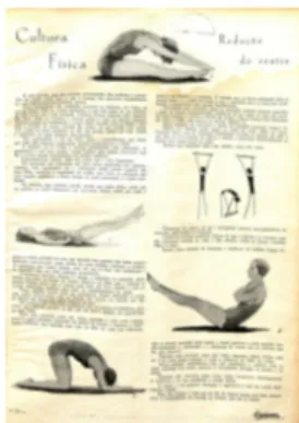 Fig. 7 – Artigo com imagens e explicações sobre exercícios para redução do ventre. 