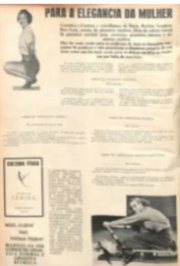 Fig. 10 – Informação sobre os cursos de ginástica feminina, oferecidos pela Fémina. 