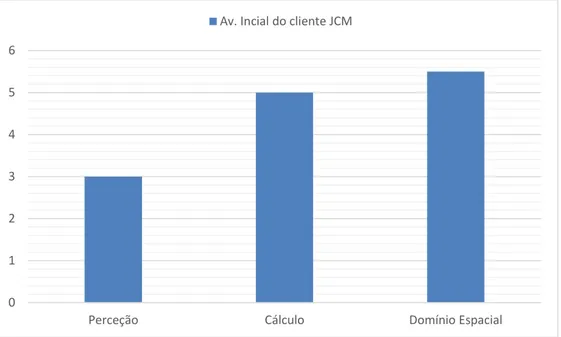Gráfico 6 – Avaliação Inicial do cliente JCM 