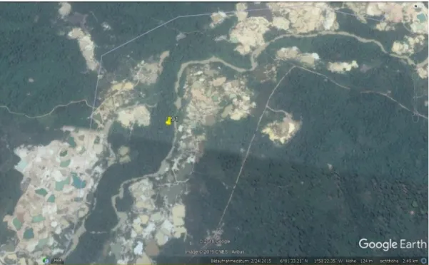 Figure 3 Small scale gold mining spots 1 