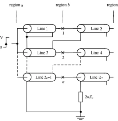 Fig. 2. Blumlein system with n stages 