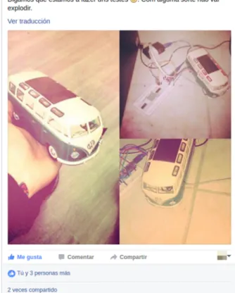 Figure 9. Facebook post of the campaign's beginning. 