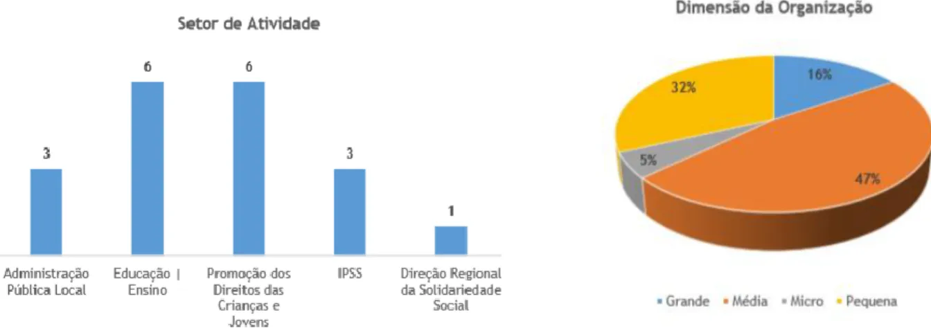 Figura 13 – Natureza das entidades externas que responderam ao inquérito por  questionário 