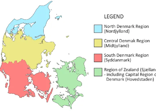 Figure 9 - Regions of Denmark 