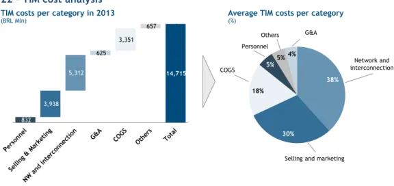 Figure 22 – TIM cost analysis 