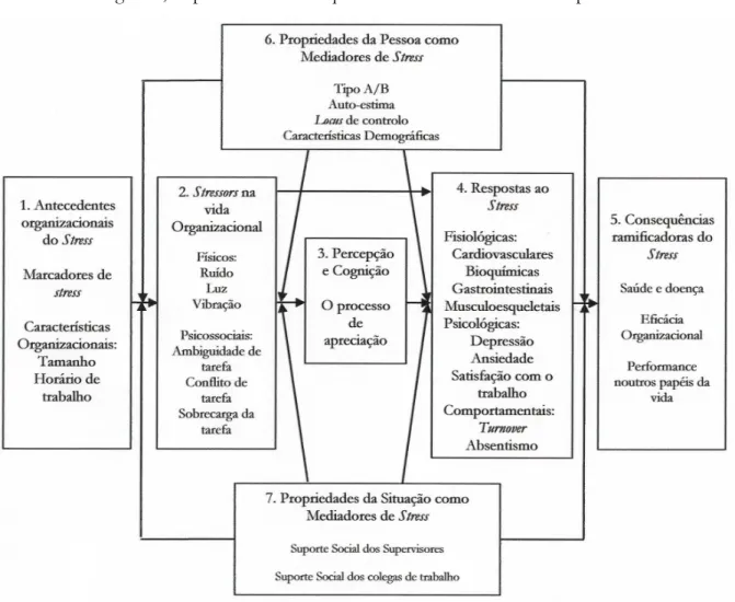 Figura 4: Modelo Geral de Kahn e Byosiere (1992). 