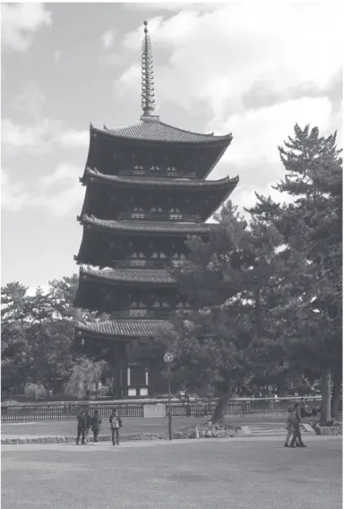 Fig. 2-3 |  The Five Story Pagoda in Horyu-ji.