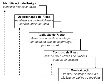 Figura 3.2 - Processo de gestão de risco (DMN - MNPC, 2012)    