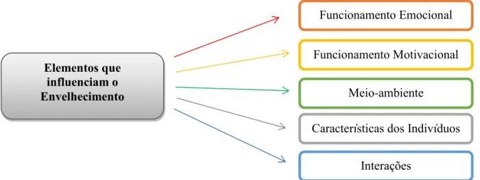 Figura 3. Elementos que influenciam o Envelhecimento 
