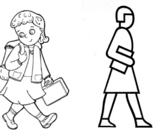 Fig. 5 Ilustração de uma criança a caminho da escola Fonte: http://edrk12.org/  top-coloring-pages/cool- going-to-school-coloring-pages-imagixs/, acedido a 19  de Agosto de 2015 Fig