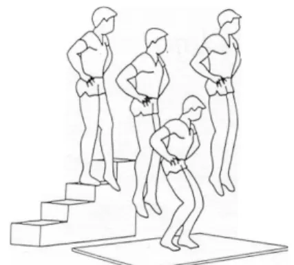 Figura  3-5  Desenho  Esquemático  do  Drop  Jump (DJ). 