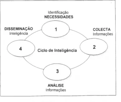 Figura 2.4 - Ciclo de competitive intelligence. 