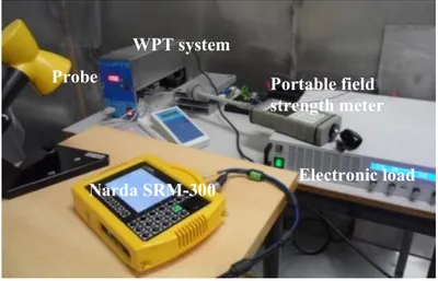 Fig. 3. WPT system - Experimental setup. 