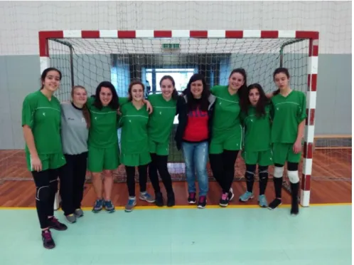 Figura  1 - Equipa do Desporto Escolar 