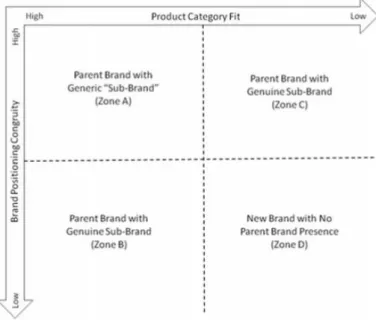 Figure  1  -  Framework  for  branding  new  products,  Rahman  and  Areni, 2014