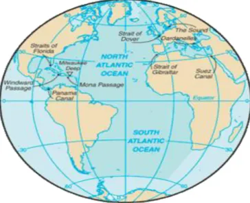 Figura 1 – O Oceano Atlântico em perspetiva