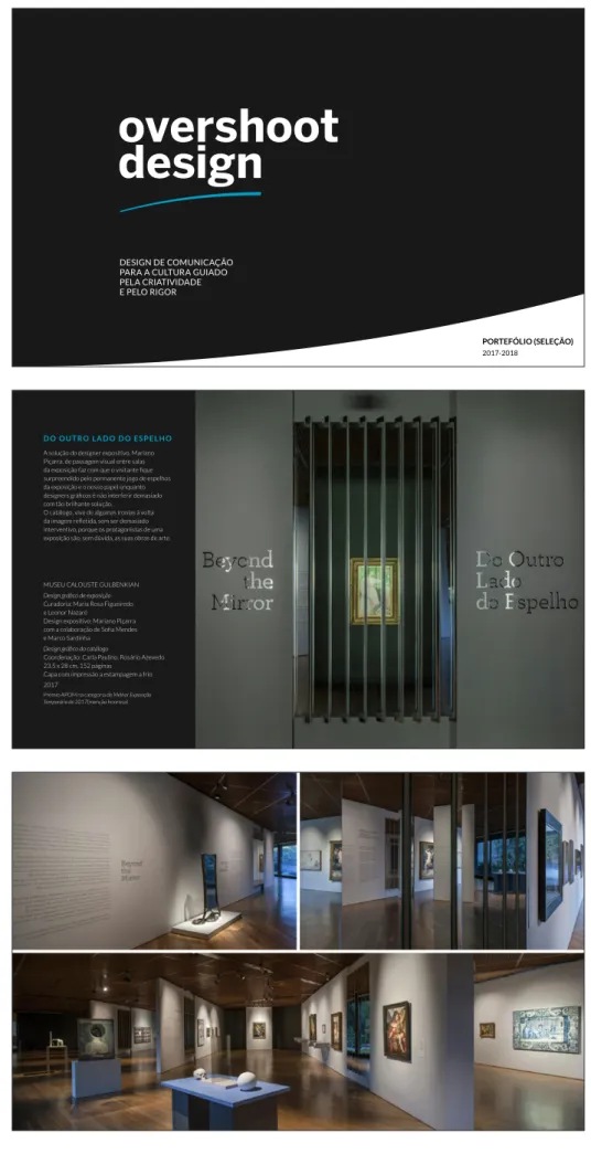 Fig. 15 · Layout   do separador   de trabalho   Fig. 14 · Layout  da capa  do documento  Fig