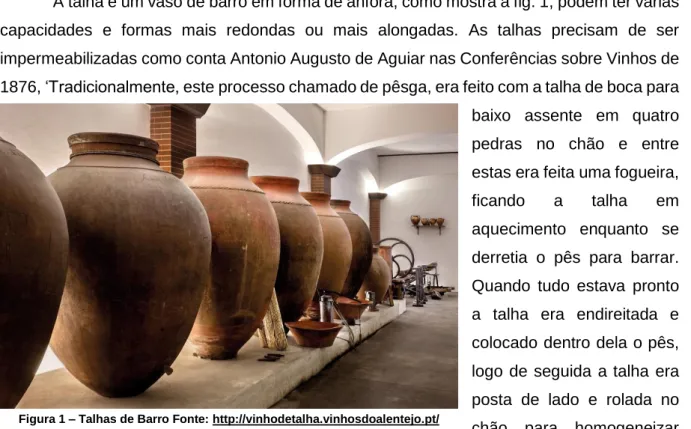 Figura 1 – Talhas de Barro Fonte: http://vinhodetalha.vinhosdoalentejo.pt/ 