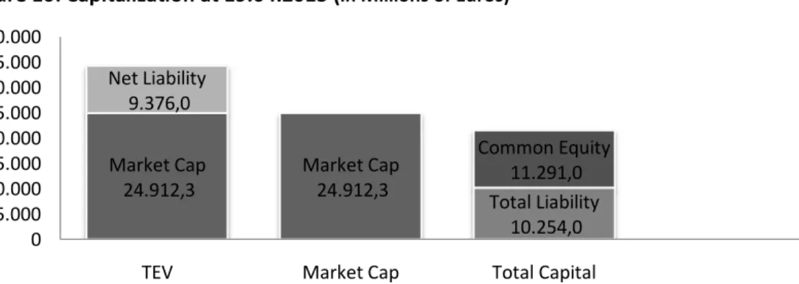 Figure 10: Capitalization at 19.04.2013 ( in Millions of Euros)