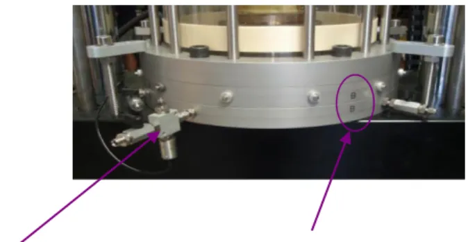 Fig. 9 - Zona dianteira da base da câmara. 