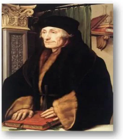 Figura 4.7 Erasme (humanistas moralistas escritor holandês 1466-1536). 