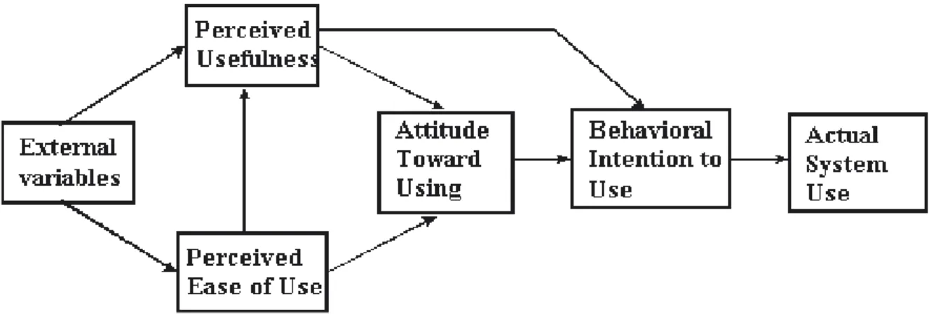 Figure 5 - Technology Acceptance Model, Davis (1989) 
