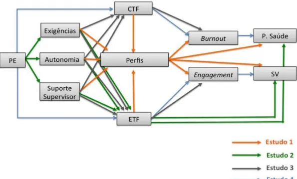 Figura 2. Representação gráfica da integração dos estudos do projeto 5