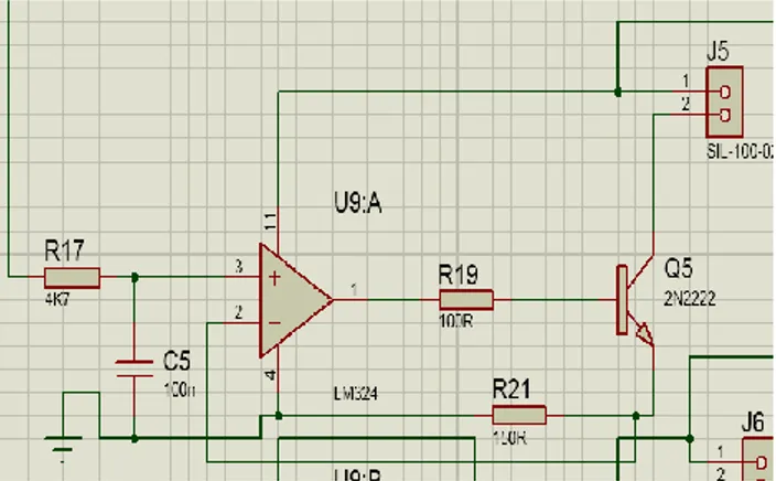 Figura 5: Circuito de saída de corrente.  