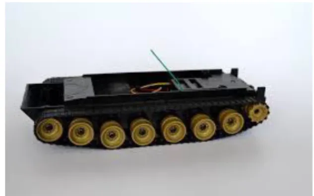 Figura 1: Chassi tanque de choque crawle. 