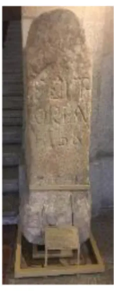 Fig.  1  - Marco  de  pedra  com  a  designação  &#34;Feitoria&#34;  situado  na  entrada  principal  do  IVDP,  I.P.,  delegação  do  Porto  (IVDP, I.P