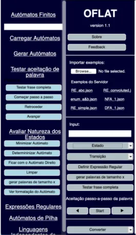 Figure 4.4: Two different menus experimented