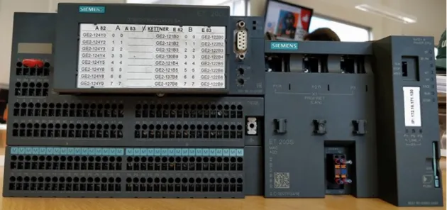 Figura 2.1: Interface de entradas e saídas, à esquerda, CPU, à direita