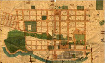 Figura 20 “Projecto de Ampliação da Cidade de Lourenço Marques”, vulgo Plano Araújo, aprovado oficialmente em  1892