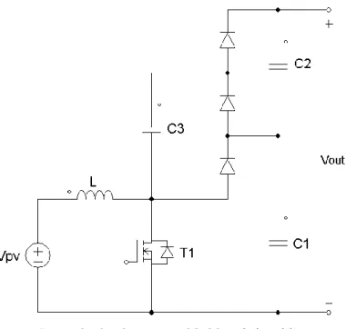 Figura 2.12 – Conversor CC-CC Multilevel boost  O ganho estático deste conversor pode ser determinado em (2.10) 