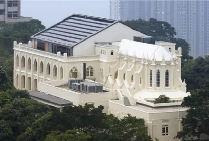 Figure 3 - Bethanie Chapel adapted to an Academy for performing arts in Hong Kong (source: Yung &amp; Chan,  2012) 