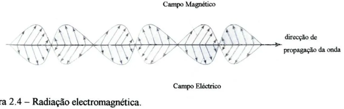 Figura 2.4 - Radiação electromagnética. 