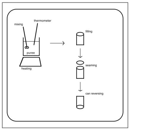 Figure 10 - Illustration of the hot filling pasteurization technique.