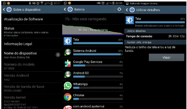 Figura 5 - Interface Alfa no aparelho Alfa  Fonte: Print Screen de telas do Android versão 4.4 