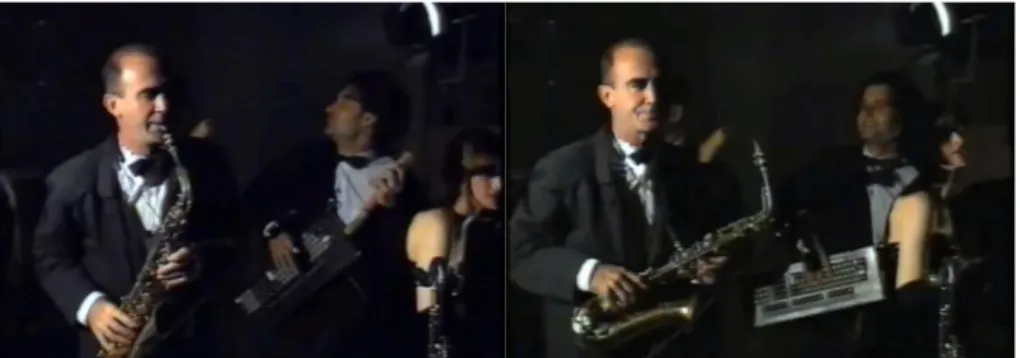 Figura 2: Videoclip: “en ficcion romance”. Sergi Jordà com os Clonicos, Barcelona, 1990 