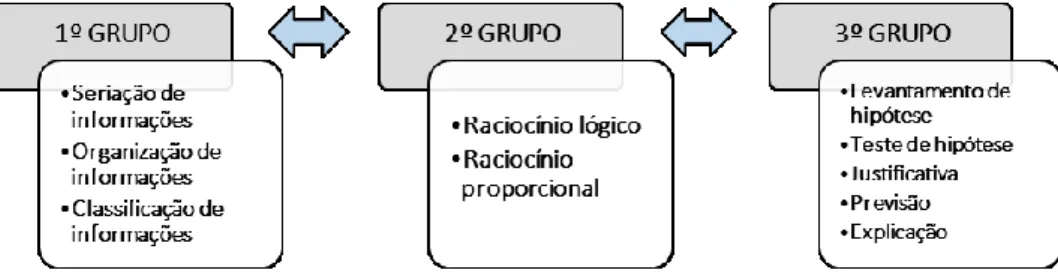 Figura 1 – Esquema de representação dos indicadores de Alfabetização Científica 