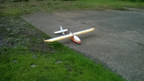 Figure 3.2: Fixed wing UAV model Skywalker 1800 used for aerial survey