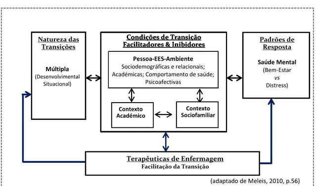 Figura 1. Saúde mental dos EES à luz da Teoria de Transição 
