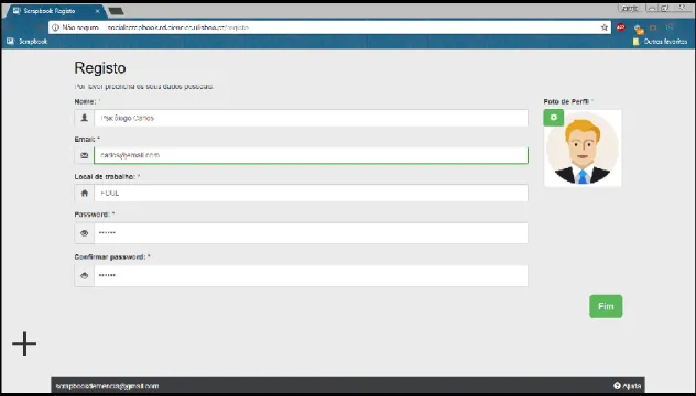 Figure 10: Psychologist registration page