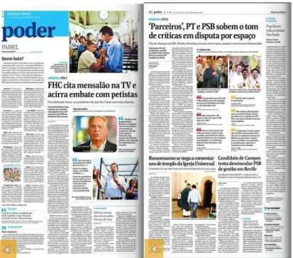 Figura 4 e 5: Folha de São Paulo / 10 de setembro 