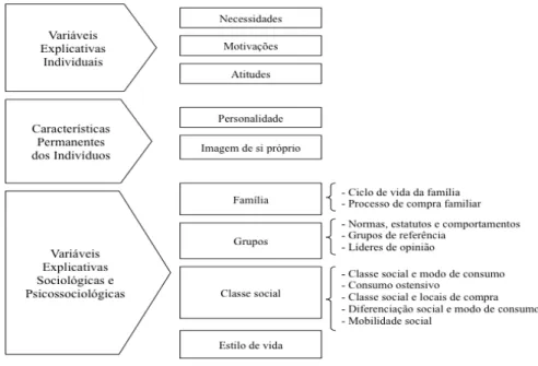 Figura 5 - Variáveis que Influenciam o Comportamento do Consumidor 