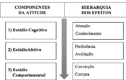 Figura 11 - Modelo de Hierarquia de Efeitos 