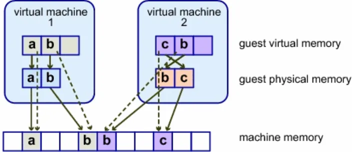 Figure 2.3: ESX server memory mapping
