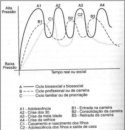 Figura 1 – Ciclos de influência nas pessoas  Fonte: (Schein, 1978, cit. por Dutra, 2012, p.36) 