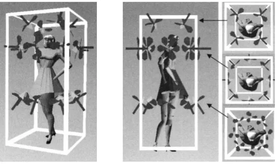 Figure 2.11: The WindCube. Small electric fans are attached to a frame in  which the user stands 